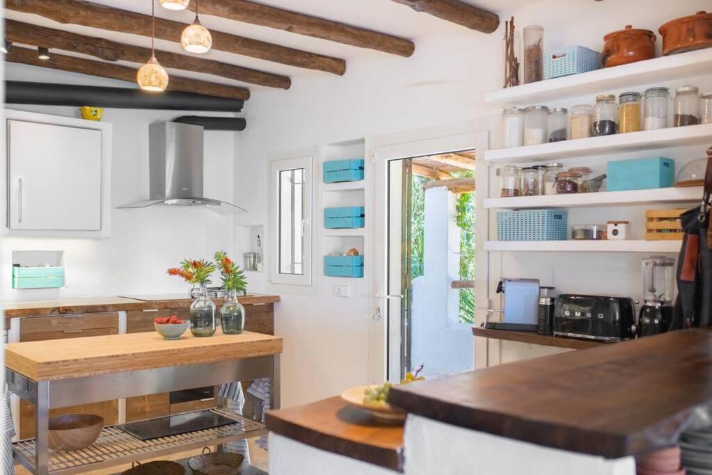 Villa En San Jose Con Vistas Al Mar, Piscina Y 7 Cala Vadella (Ibiza)