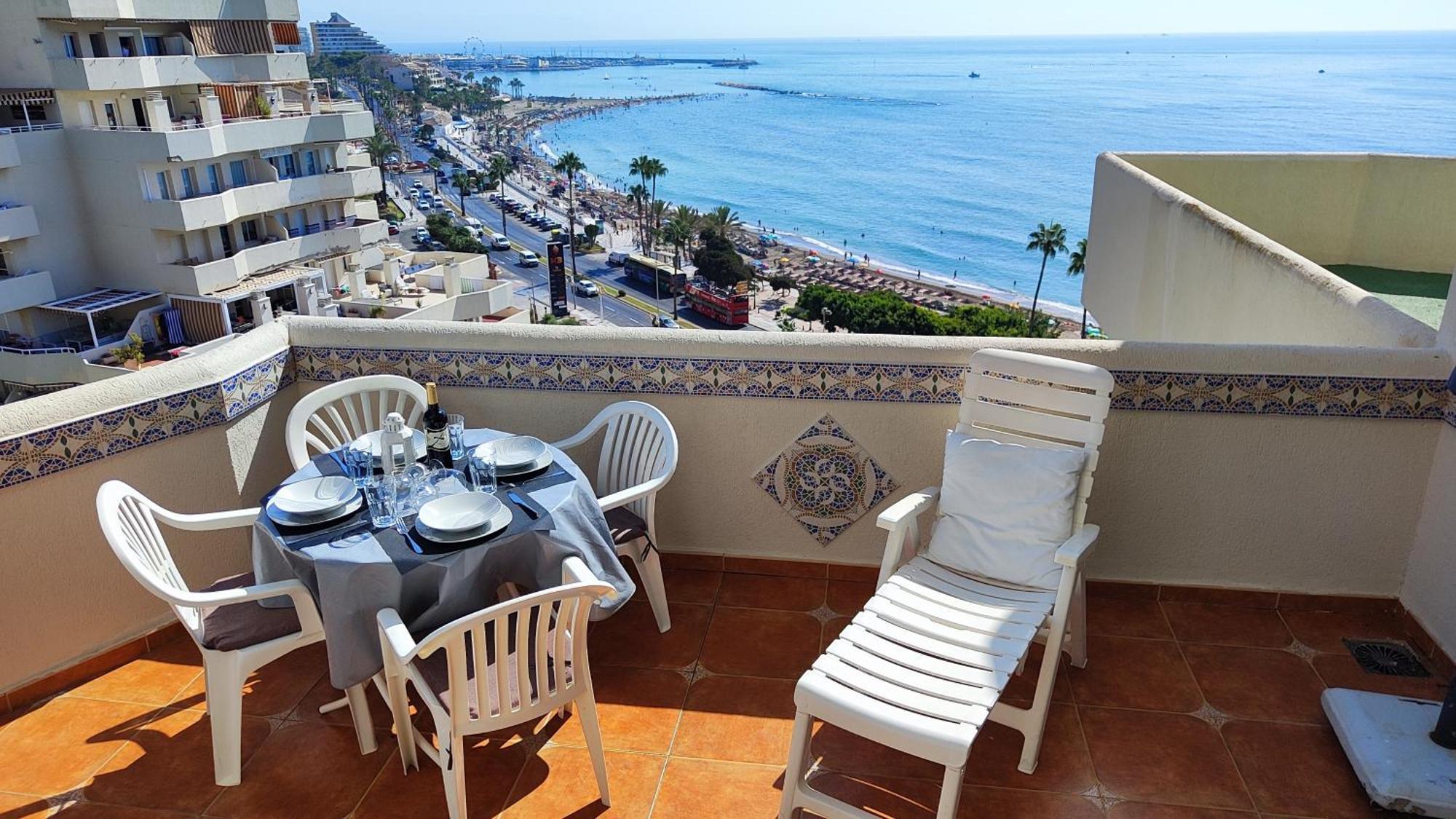 Apartment Benalbeach Sea View 2bdr With Water Park *