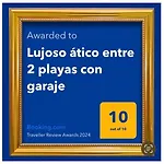 Lujoso Atico Entre 2 Playas Con Garaje, Terraza, Vistas Y Wifi