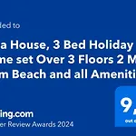Litha House, 3 Bed Holiday Home Set Over 3 Floors 5 Mins From Beach And All Amenities