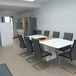 Only Sofa Bed In The Living Room, Shared Bathroom