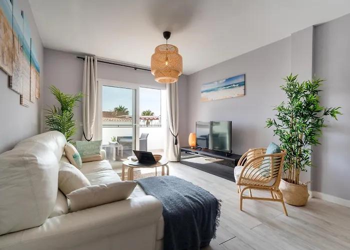 Lets In The Sun La Cala Village Sea View Apartment