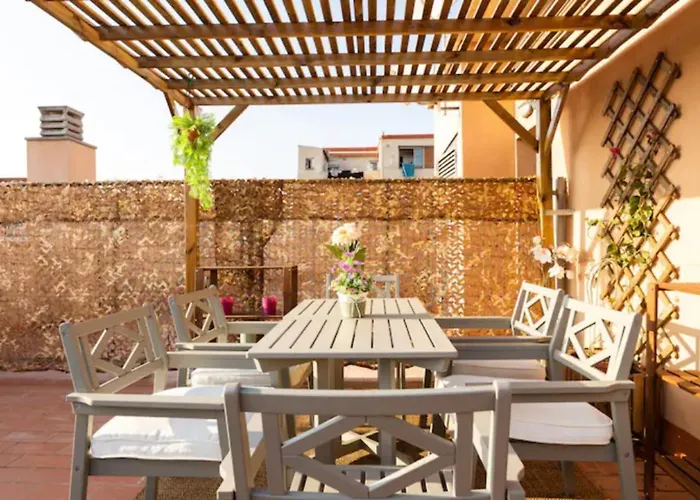 Apt.P/5 15Min From Barcelona And Beaches W/Terrace