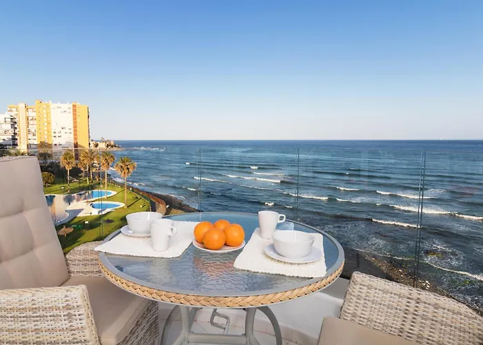 1 Line Beachfront Apartment With Stunning Sea View