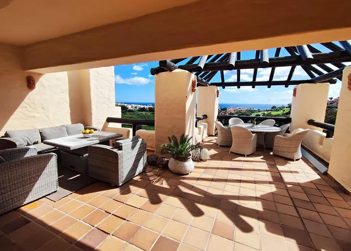 15 First Line Penthouse With Wonderful Seaview Near Duquesa Golf Manilva Andalucia