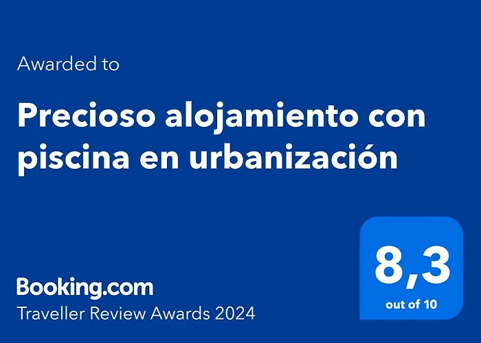 Precioso alojamiento con piscina en urbanización