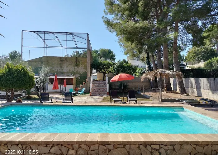 Casa Mas Montanas Vakantiehuis Met Zwembad Max 10 Pers Vlakbij Valencia