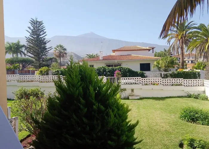Luminoso y tranquilo estudio zona botánico vista Teide
