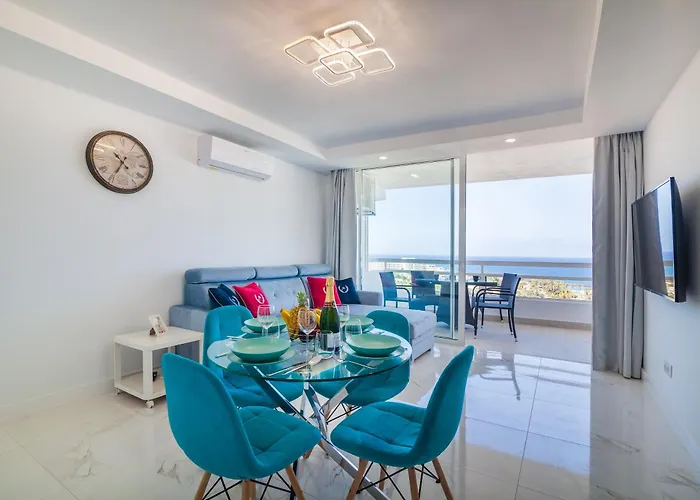Ponderosa 807, Las Americas, One Bedroom Apartment With Large Terrace And Ocean View, Next To Siam Park