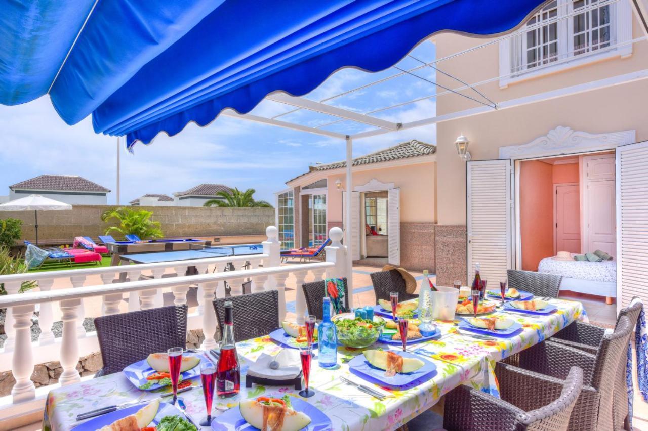 Villa Teide Sol Con Piscina Climatizada, Playa Fanabe, *