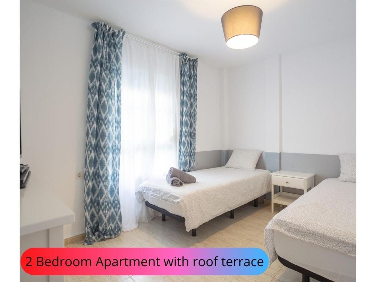Desirable Rooftop Terrace , 2 Bedroom With Wifi In Costa Adeje Apartment *