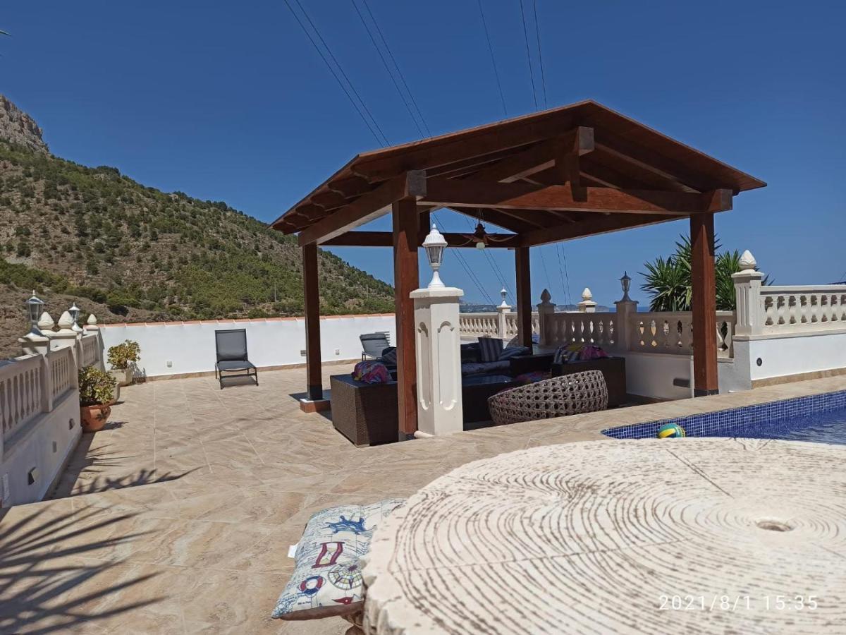 Med Panoramautsikt Med Privat Pool I Calpe, Costa Blanca, Spanien Villa *