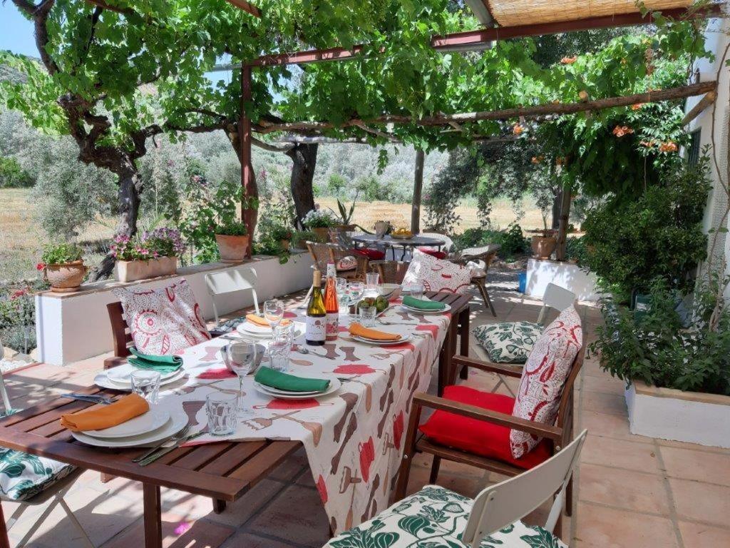 Meleros Andalucian Set In Its Own Land With Beautiful Terraces, Garden & Pool. Olvera