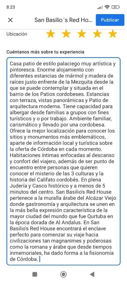 San Basilio's Red House * Córdoba