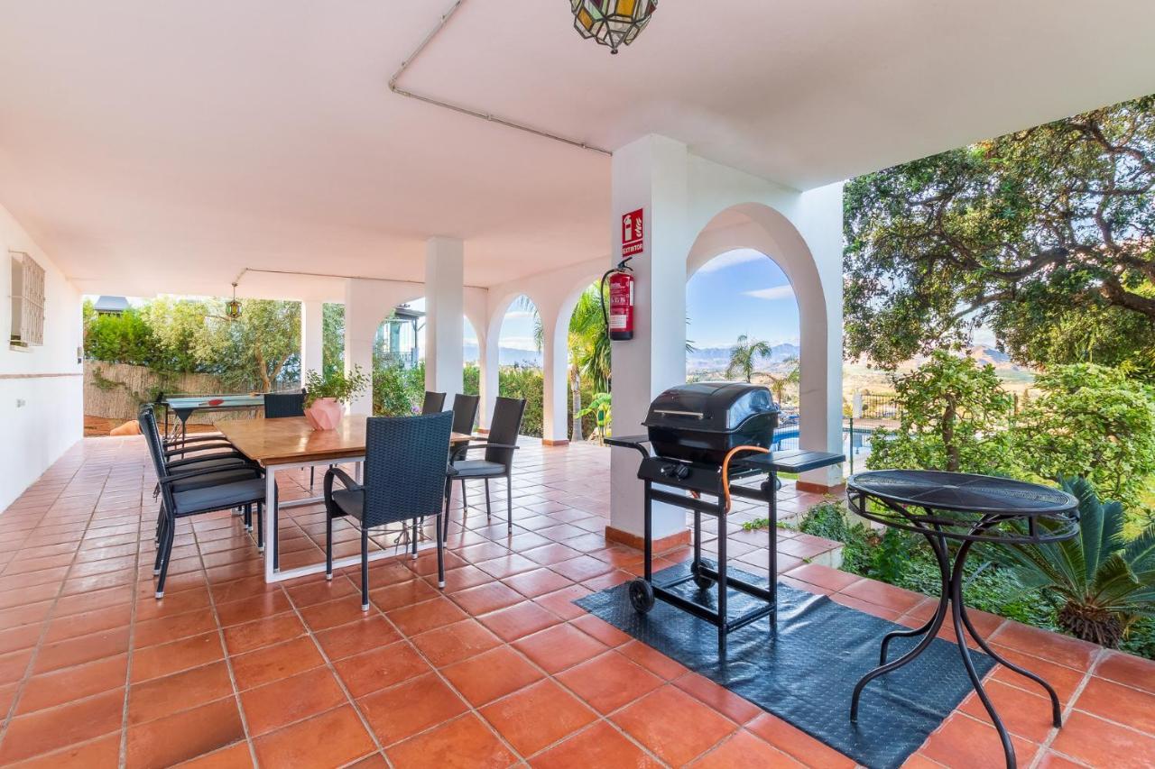 Villa Privada Con Piscina Vallada, Barbacao Y Chimenea