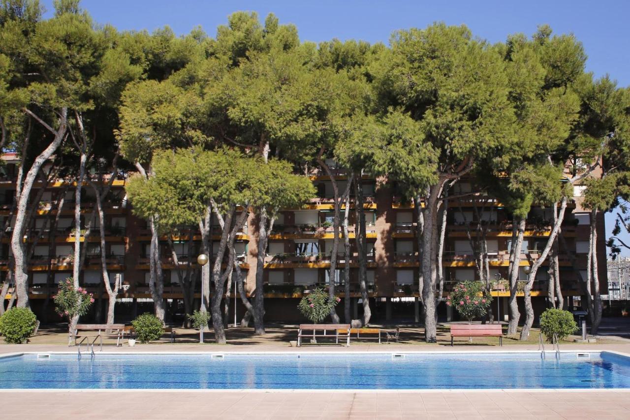 At046 Els Pins, 1ra Linea De La Playa, Piscina, Airco, Aparcamiento Apartment Torredembarra