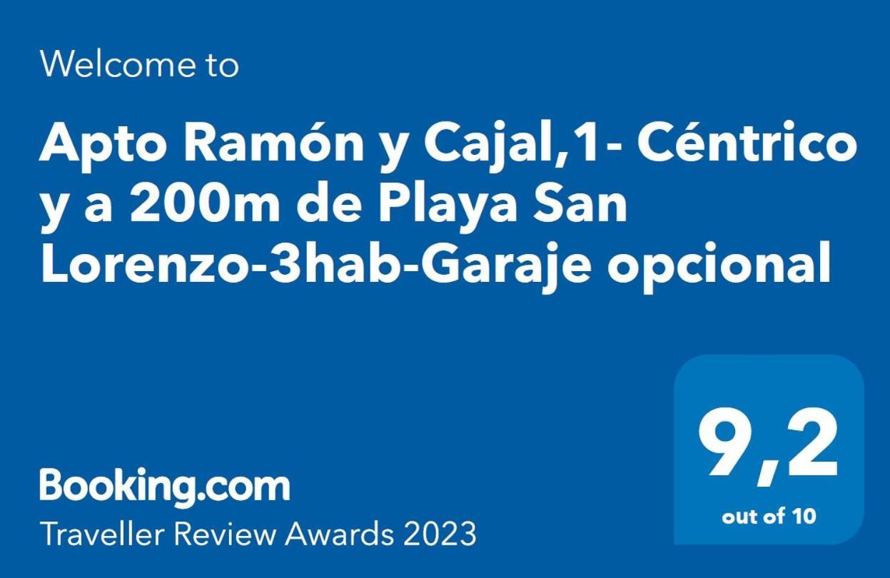 Apto Ramon Y Cajal,1- Centrico Y Cerca De Playa San Lorenzo-3hab Garaje Opc *