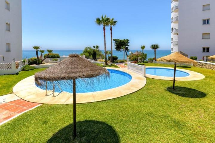 Malaga, Andalucia, Marbella - Mijas Costa, Primera Linea De Playa Apartamento Sitio de Calahonda