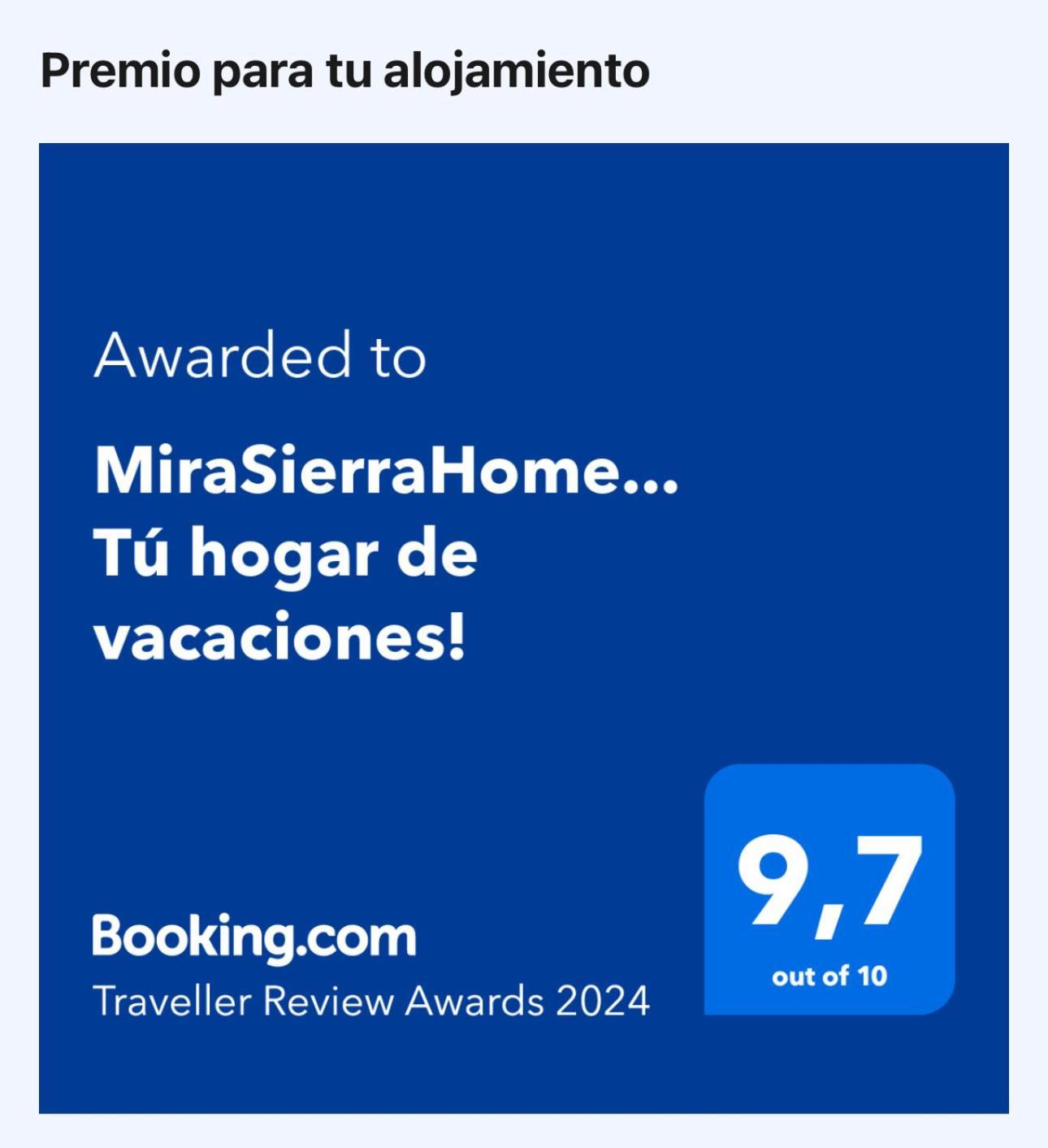 Apartamento Mirasierrahome... Tú Hogar De Vacaciones!