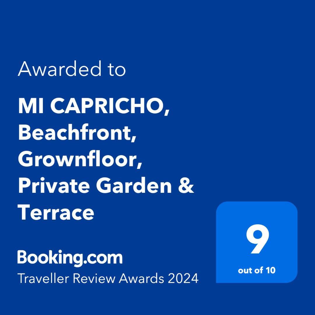 Mi Capricho, Beachfront, Grownfloor, Private Garden & Terrace Sitio de Calahonda