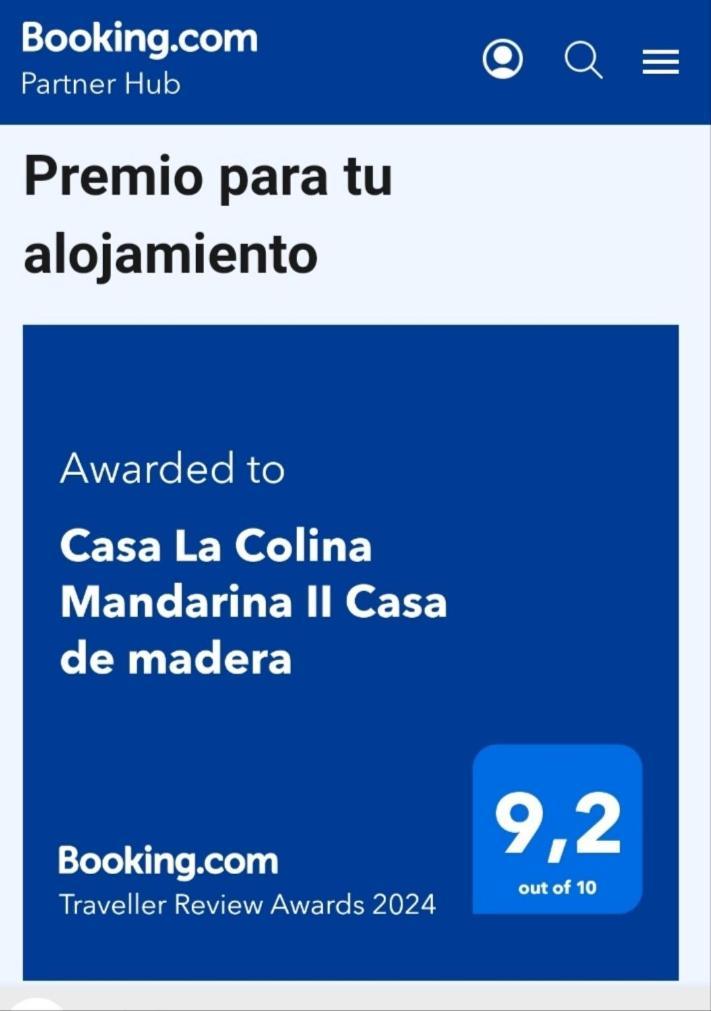 Casa La Colina Mandarina Ii Casa De Madera * Tahal