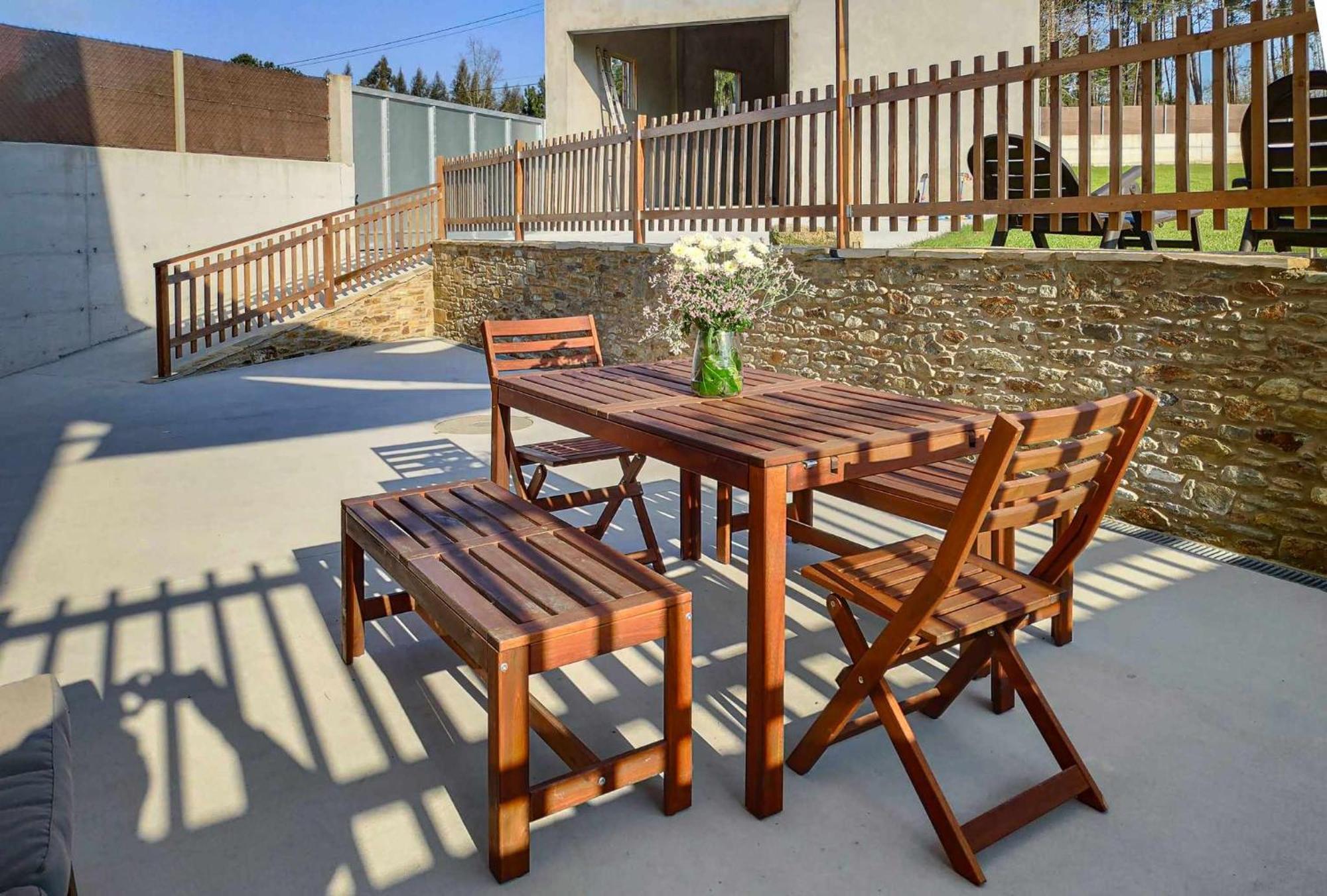 Ag Carballo Jardin Y Playa A 14km Holiday home *