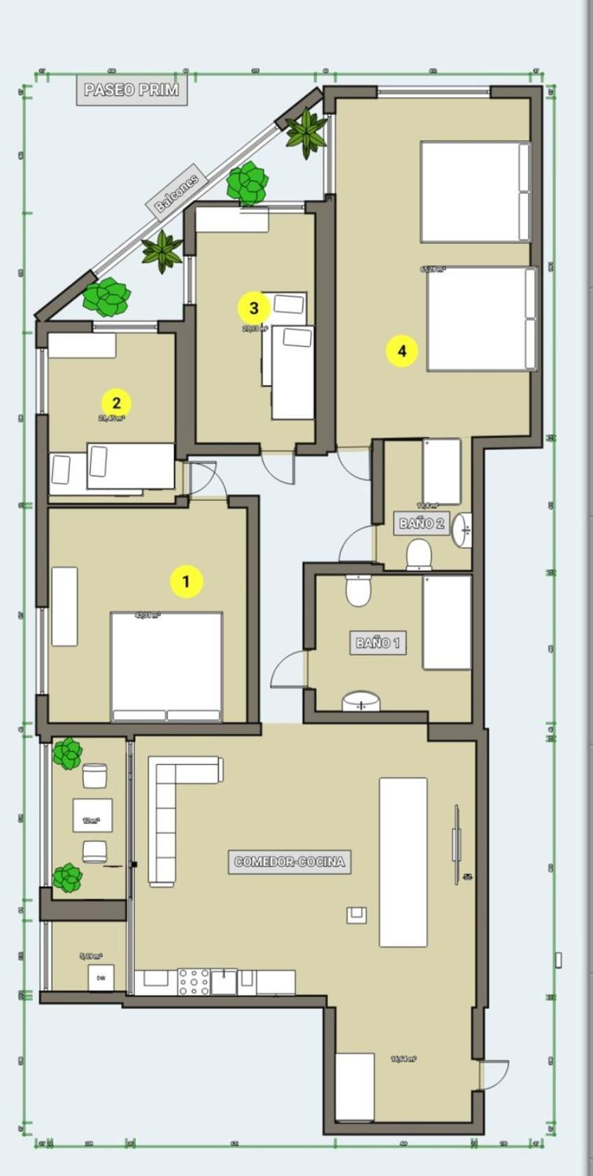 Tarragonaapartments Prim 350 Reus