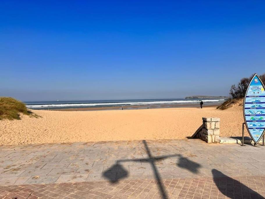Apartamento Somo, Atico En Primera Linea De Playa Y Surf *