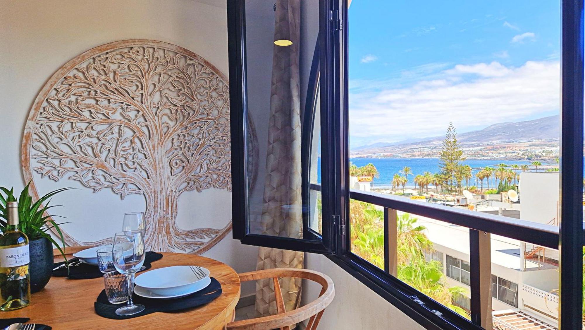 Parque Santiago Ii - Air Conditioning - Ocean View - 350mt From The * Playa de las Américas