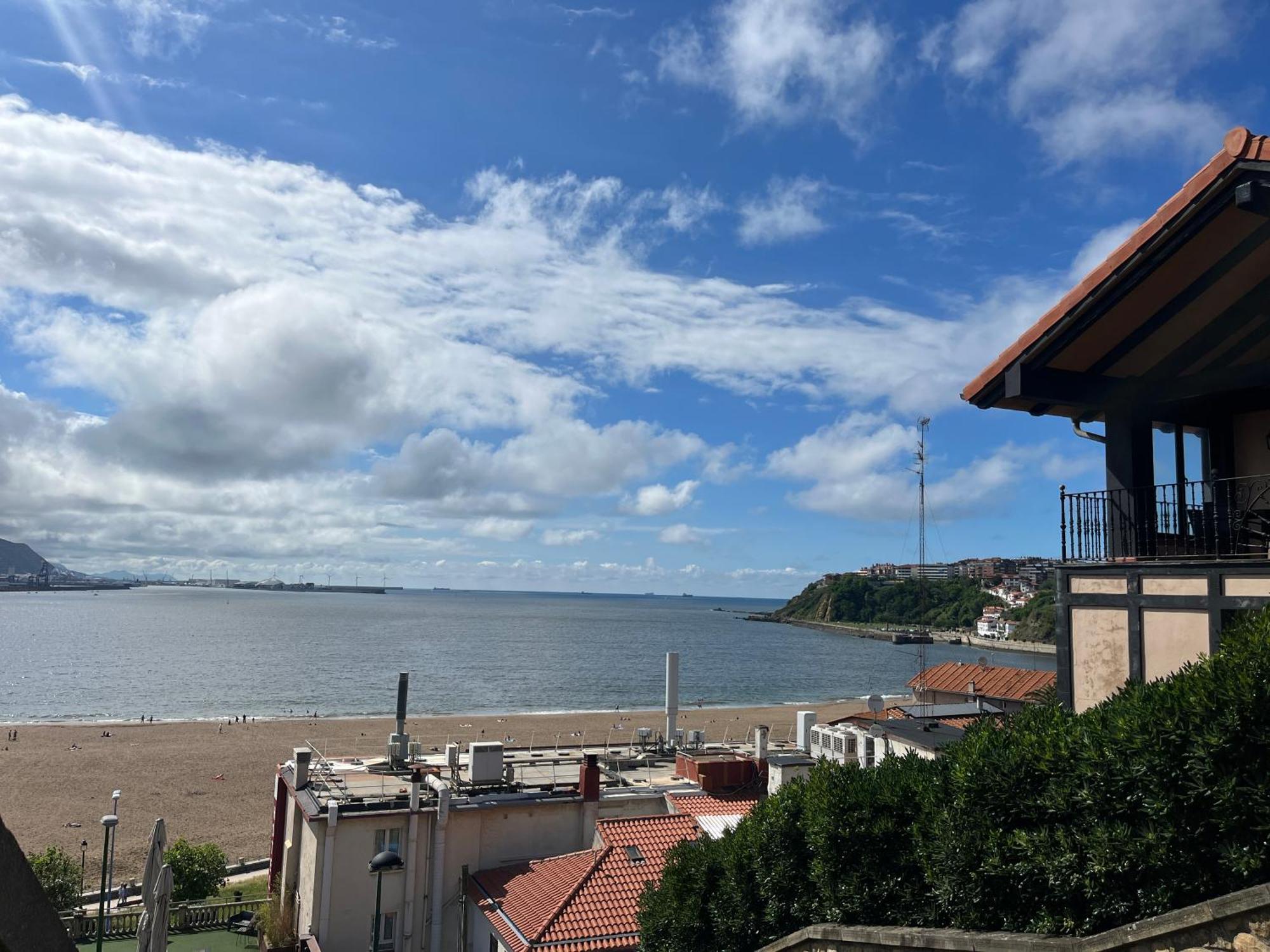 Terraza 3 Min Andando A La Playa Getxo