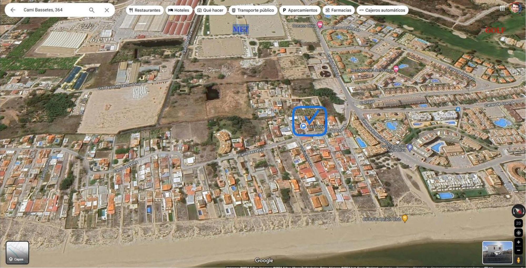 Casa De Playa En Al Lado Del Met Y Campo De Golf * Oliva