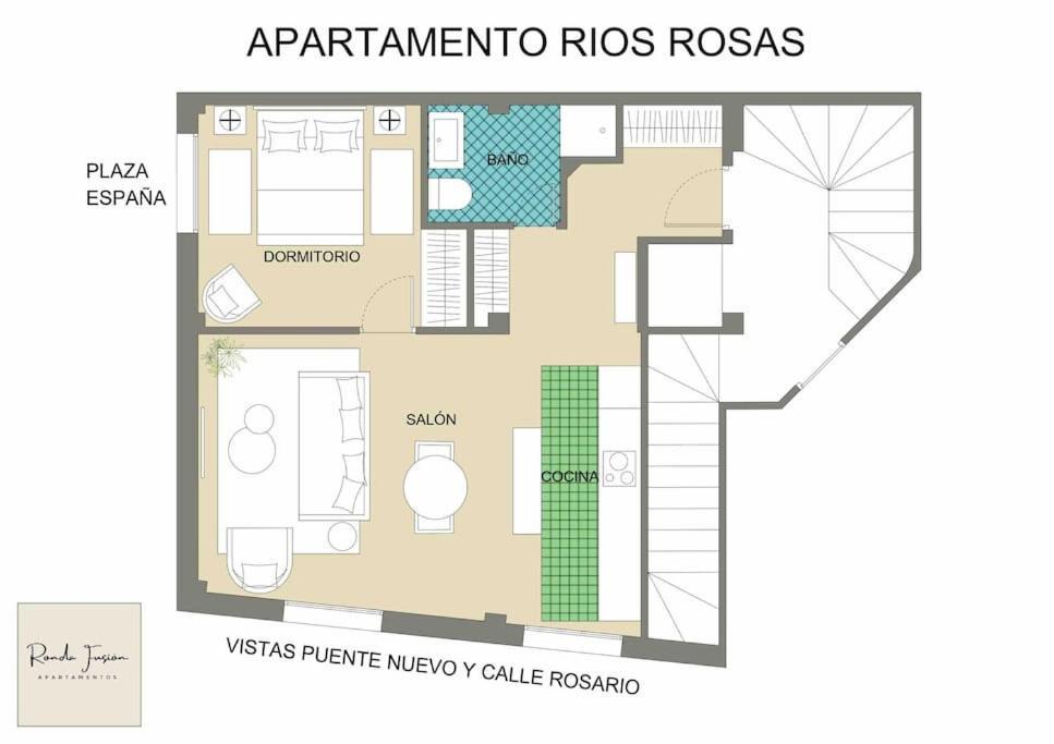 Apartamento Rios Rosas - Fusion Ronda