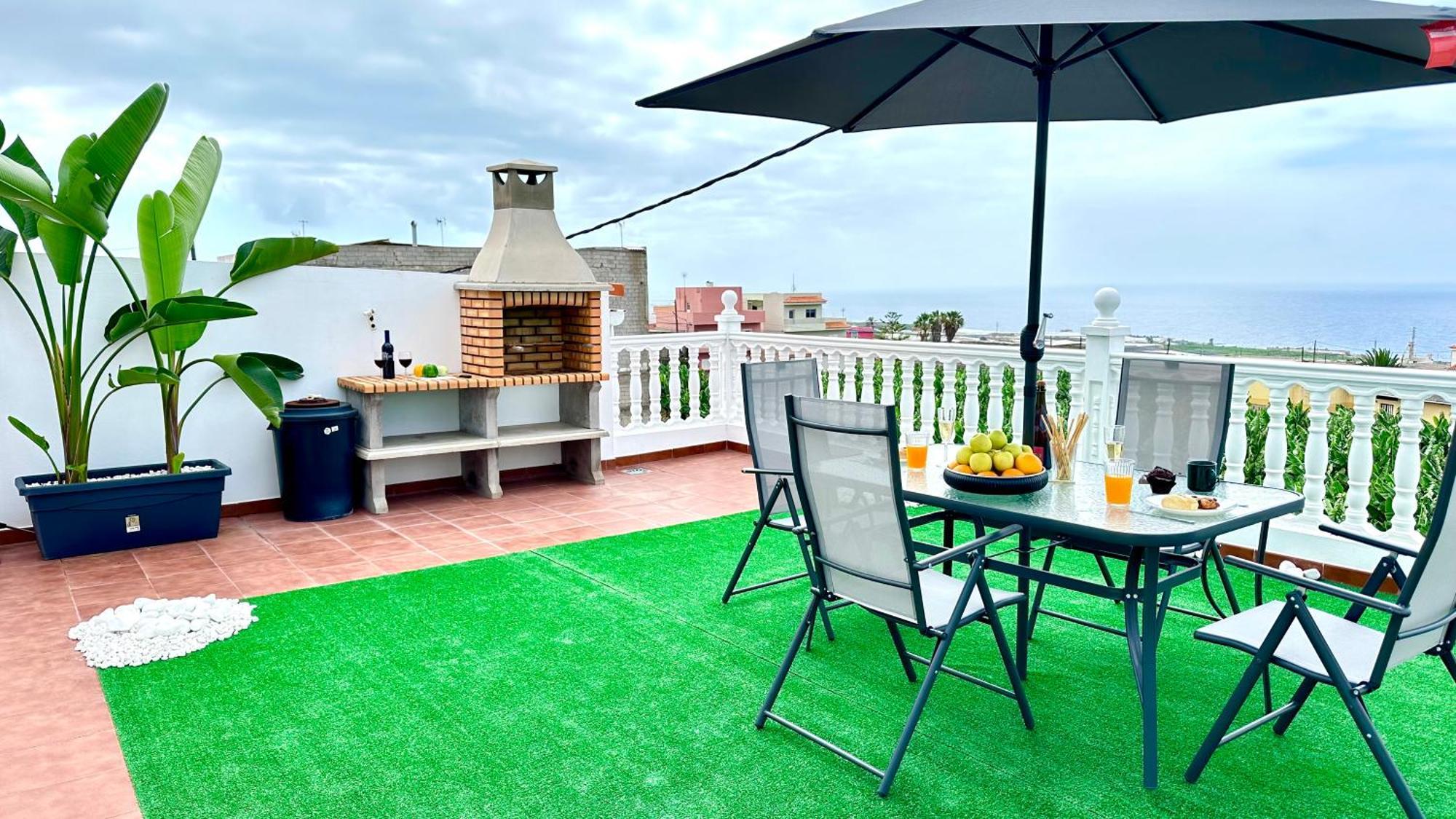 Maravilloso Atico Con Terraza, Vistas, Bbq, Wifi * La Laguna (Tenerife)