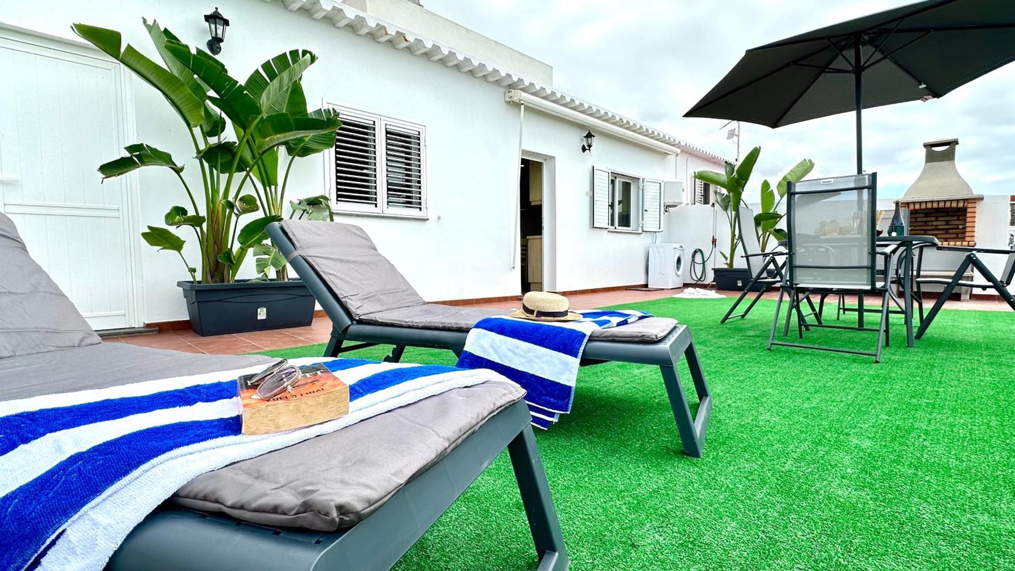 Maravilloso Atico Con Terraza, Vistas, Bbq, Wifi * La Laguna (Tenerife)