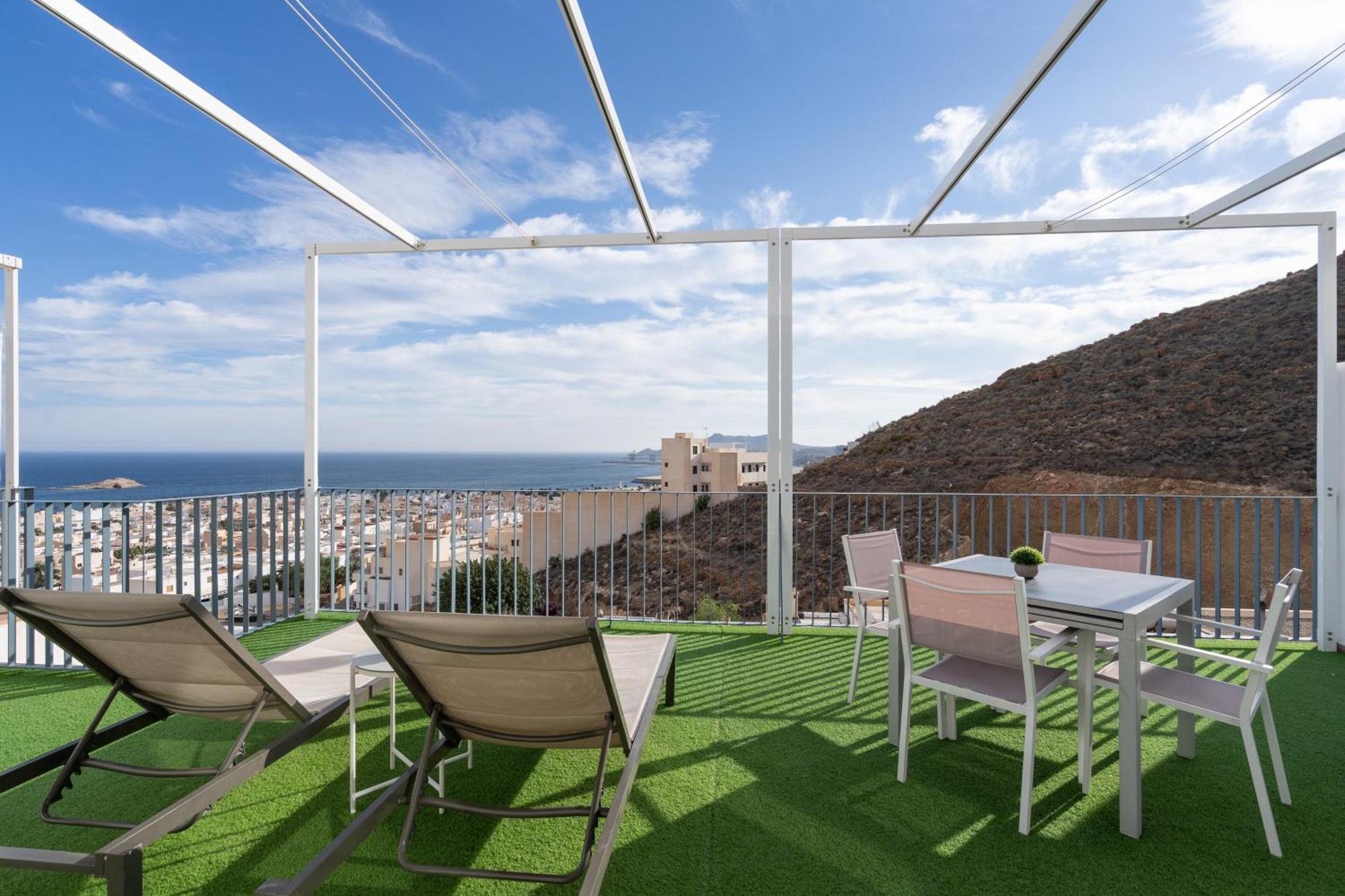 Cervantes Con Terraza Y Vistas Al Mar Apartamento Carboneras
