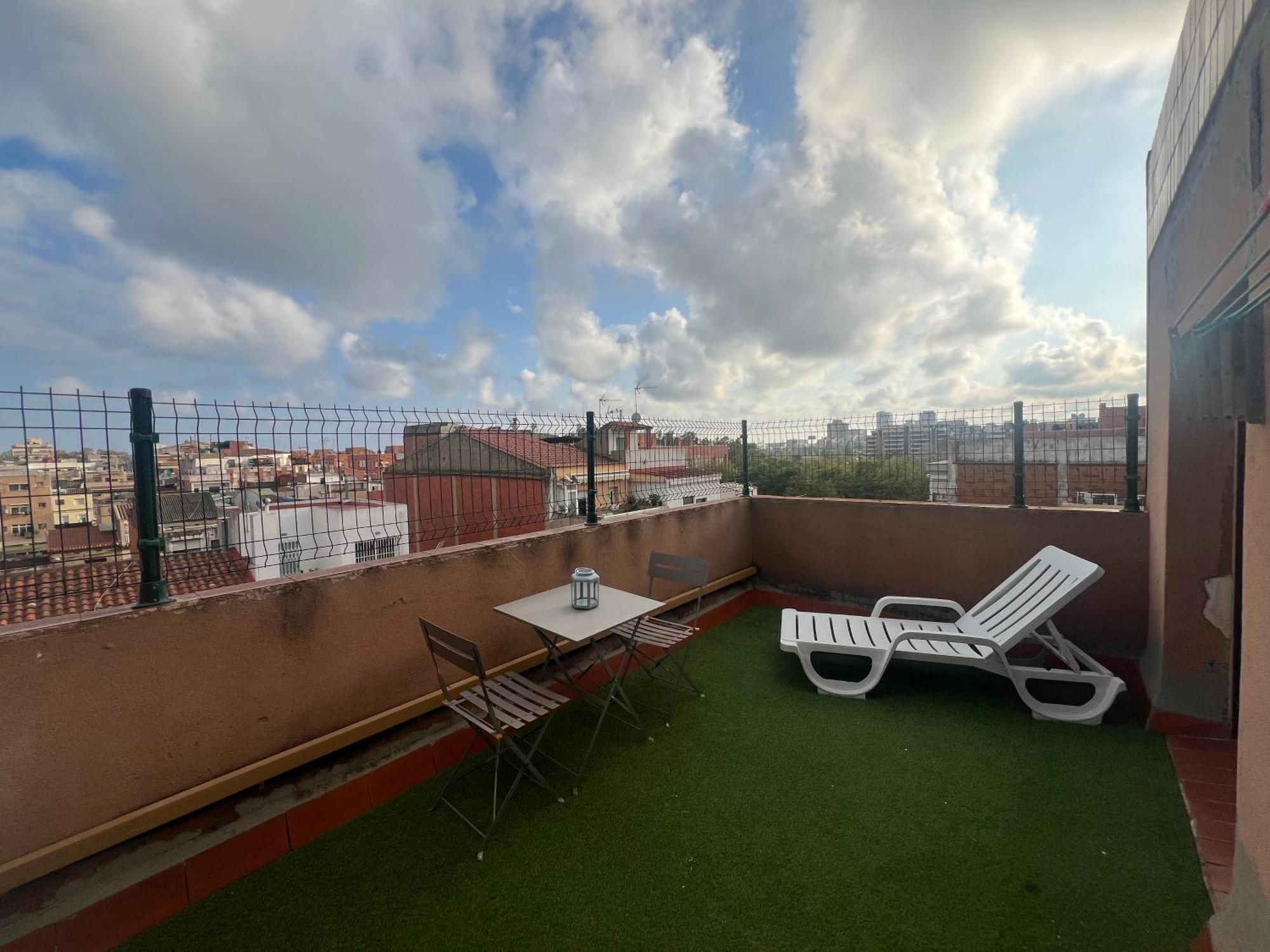Private Double In A Shared Penthouse With Patios Hostal