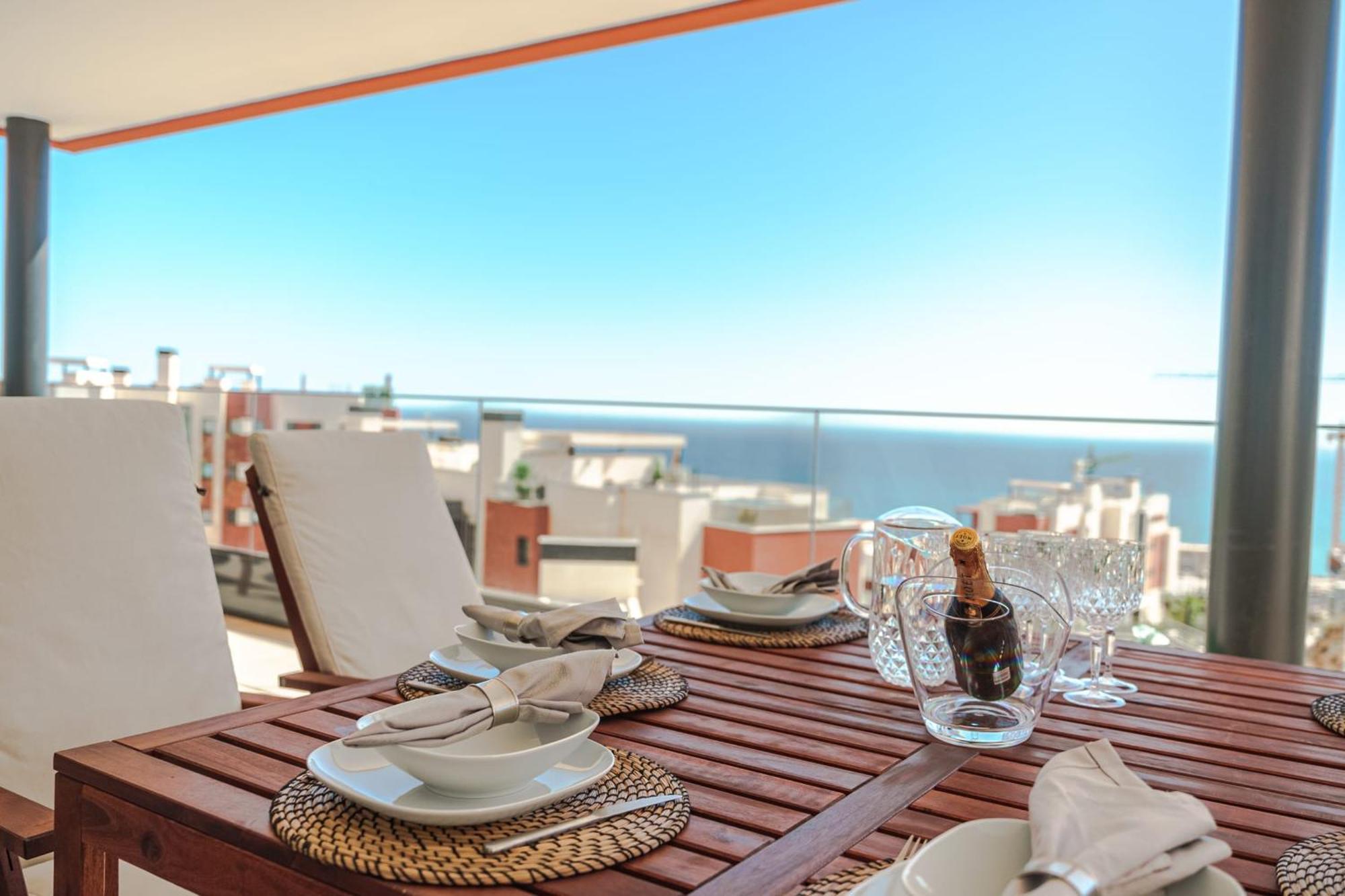 Stunning Modern In Middel Views Higueron Apartment Fuengirola