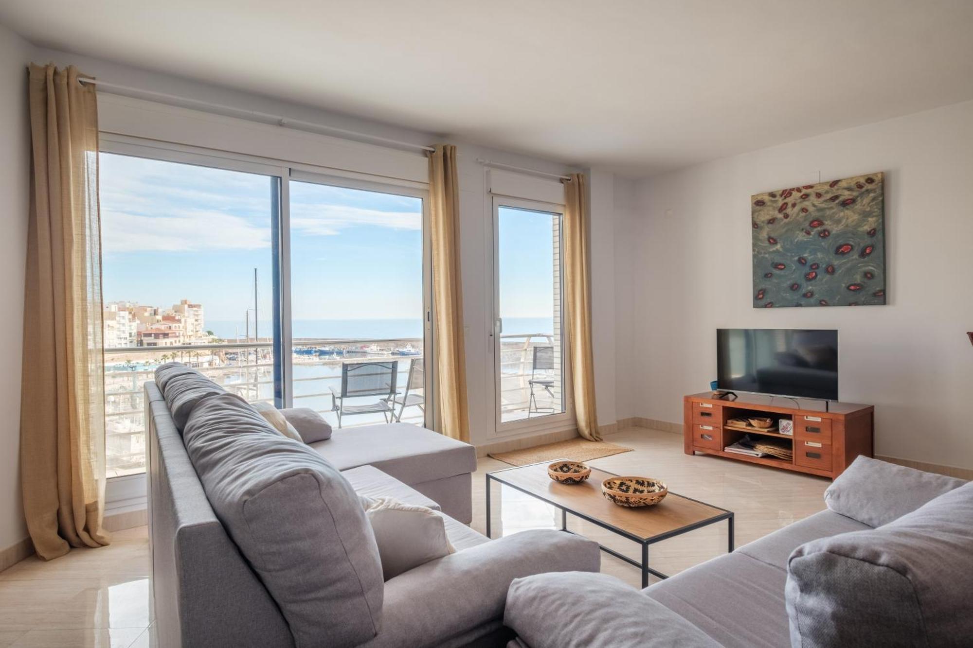 Atico Duplex Exclusivo Con Amplias Terrazas, Piscina Y Vistas Al Mar En Ametlla De Mar Apartment *