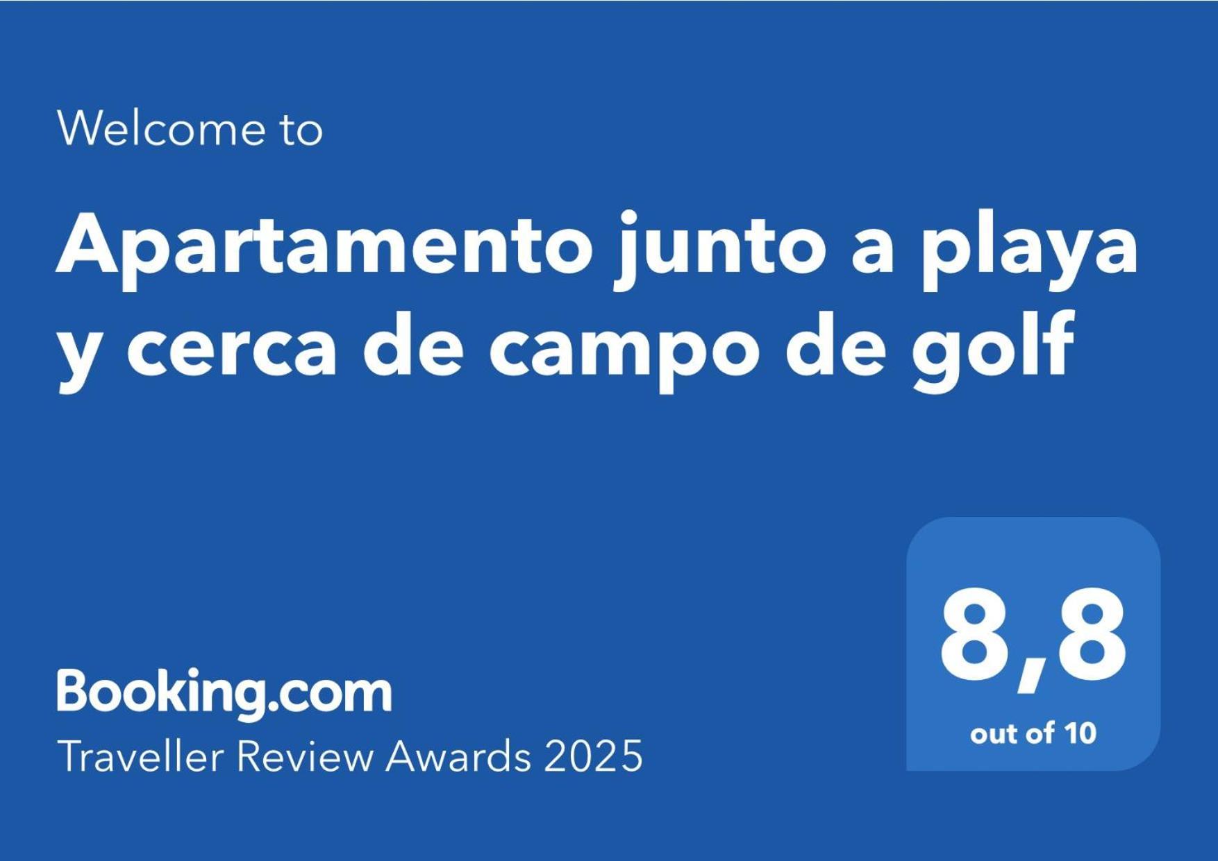 Apartamento Junto A Playa Y Cerca De Campo De Golf