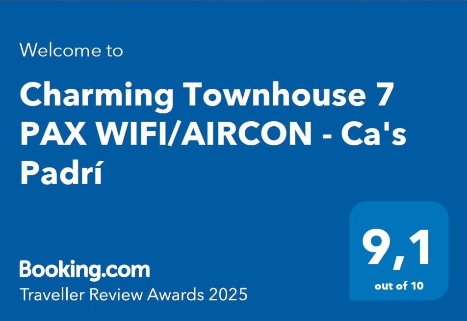 Charming Townhouse 7 Pax Wifi/aircon - Ca's Padri Сasa de vacaciones Llucmajor (Mallorca)