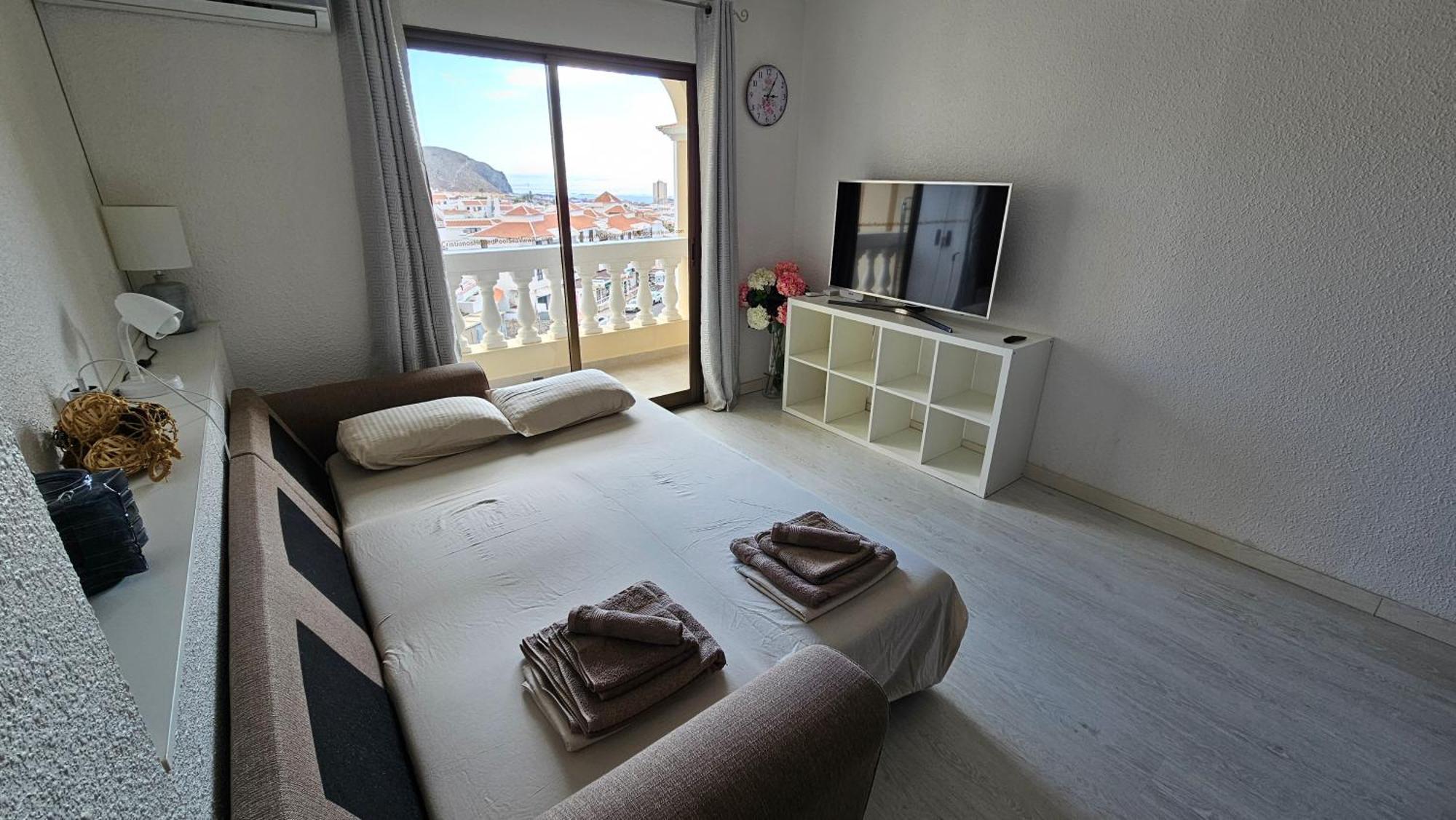 Apartment Cristianos Heated Pool Sea View Ac
