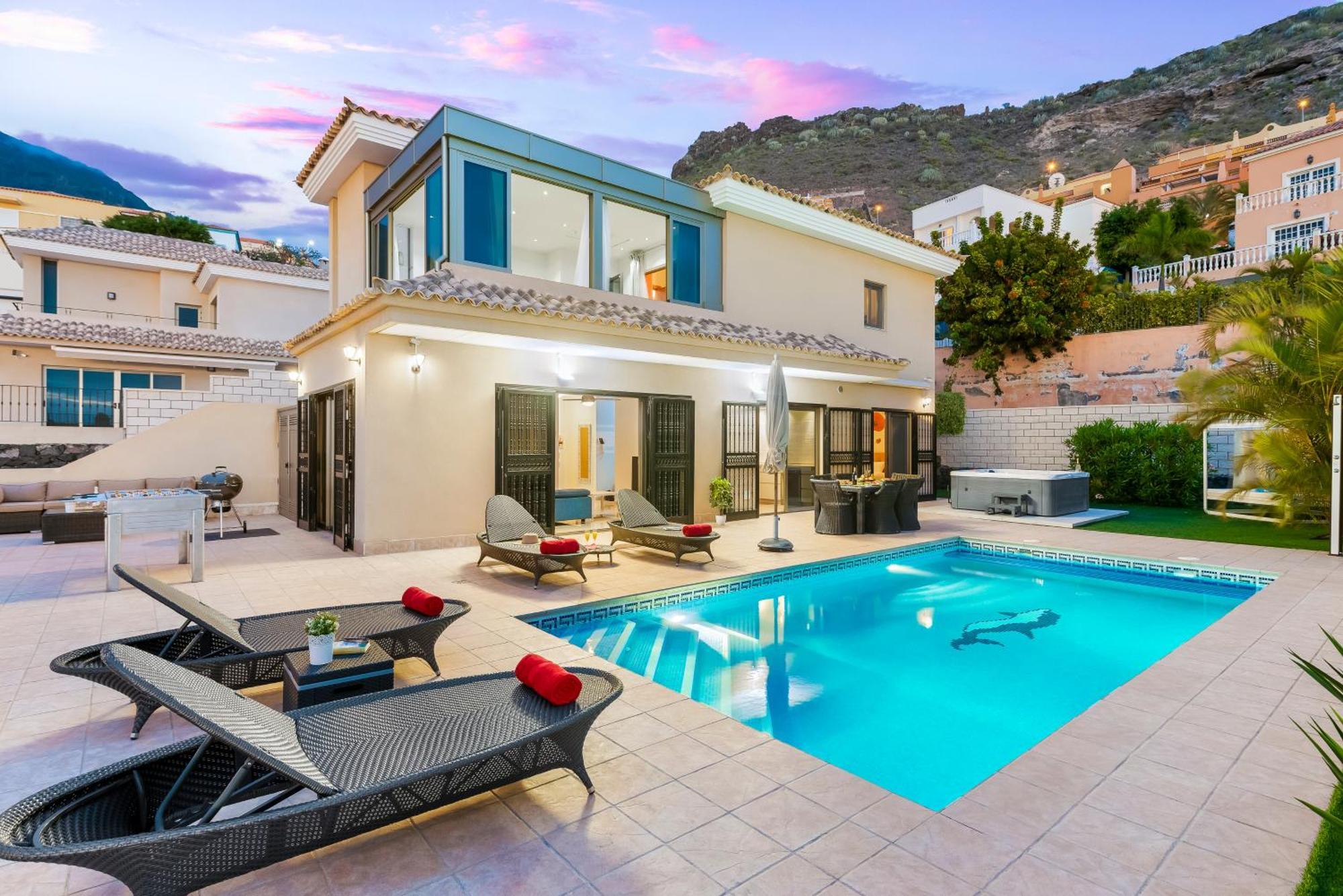 Torviscas Sunset 4 & Private Jacuzzi Villa Costa Adeje (Tenerife)