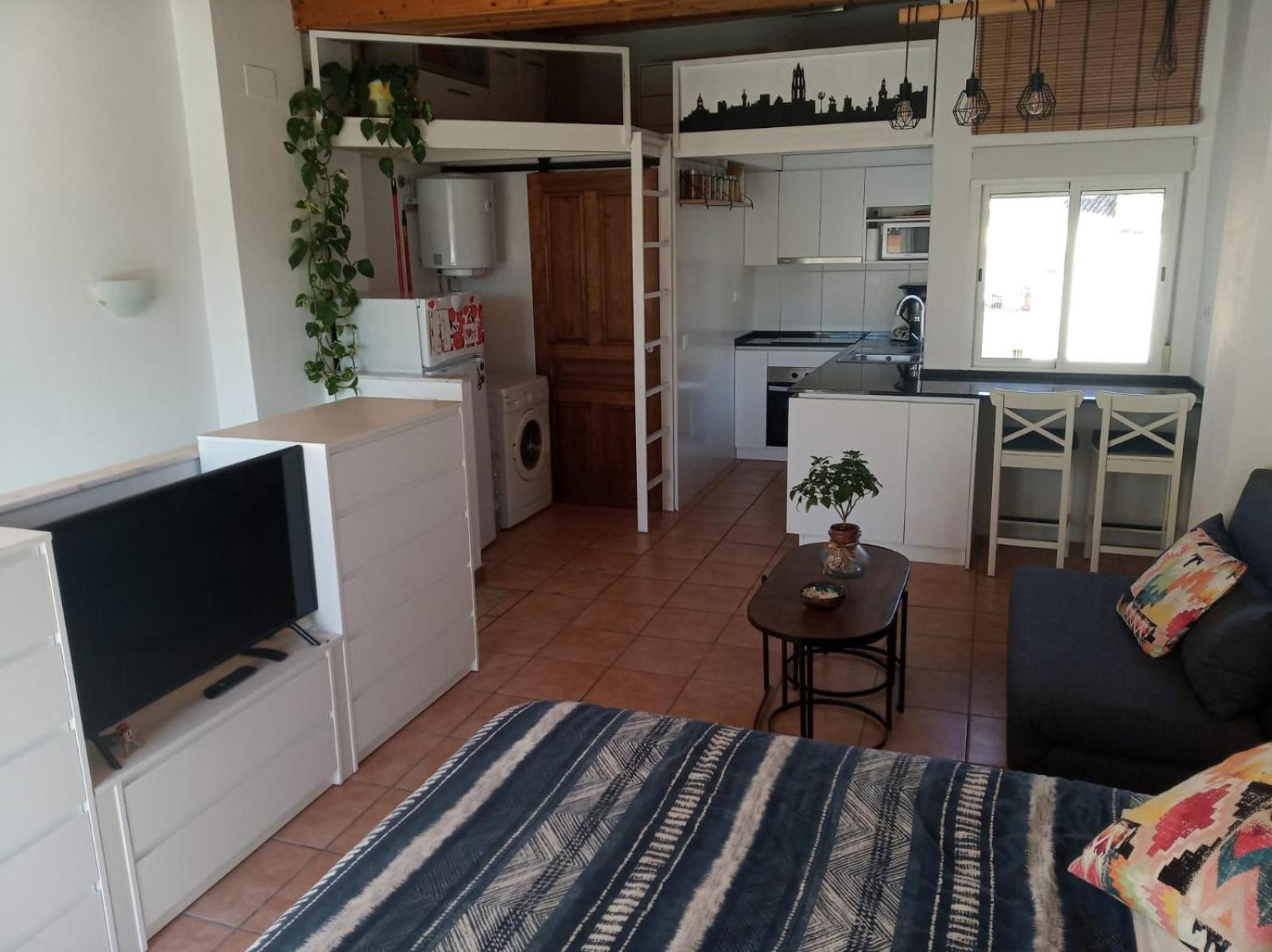 Atico Encantador Con Terraza Al Centro De Apartamento *