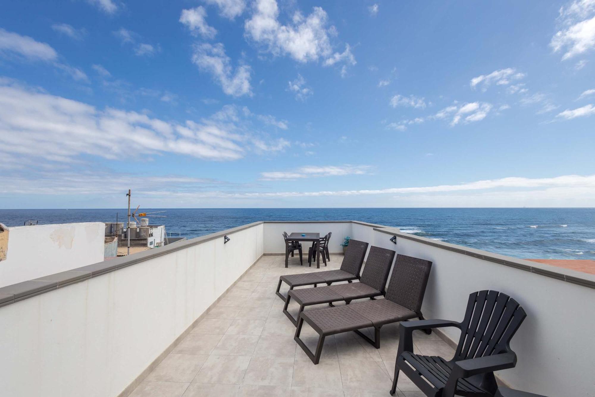 Apartamento Costa Norte San Andres Con Terraza Compartida Vista Al Mar
