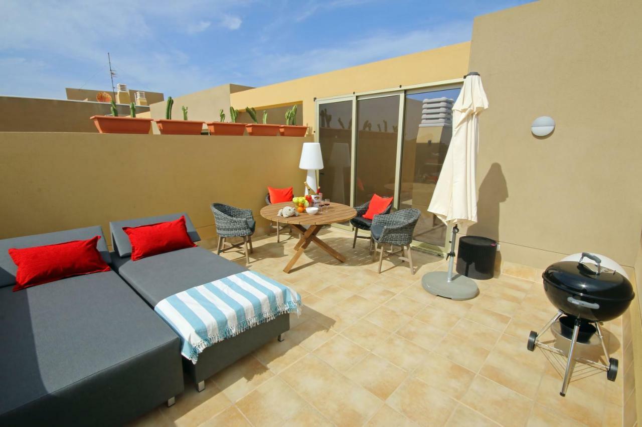 La Perla By Rentmedano Superb Luxury Duplex, Private Roof Terrace, Ocean View, Pool, Wifi And Parking Apartamento El Médano