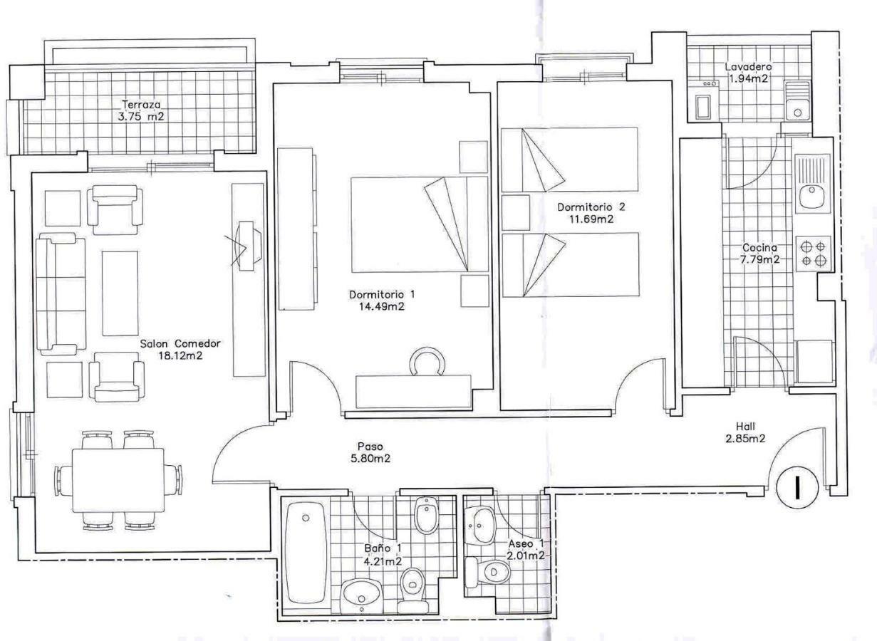 Apartment 2 En La Mejor Zona De Roquetas
