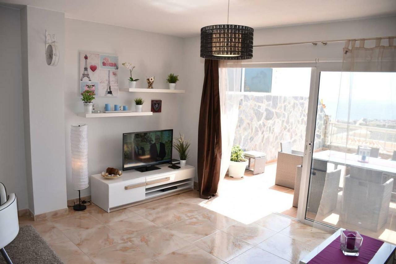 Roque Del Conde 2 With Fantastic Sea Views, 2 Terraces, Pool, Wifi, Sat-tv, Dishwasher Сasa de vacaciones Costa Adeje (Tenerife)