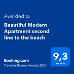 Beautiful Modern Apartment Second Line To The Beach