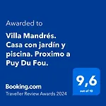 Villa Mandres. Casa Con Jardin Y Piscina. Proximo A Puy Du Fou.