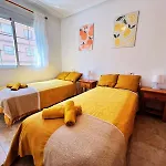 Yellow Apartment-La Mata -2 Min To Beach, Private Garage